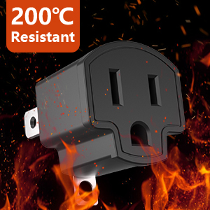 Prong to 2 Prong Outlet Adapter