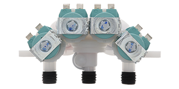 Top view of water valve