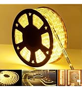 150ft LED Rope Lights Outdoor, 1080 LED Connectable and Flexible Tube Lights with 8 Modes, Waterp...