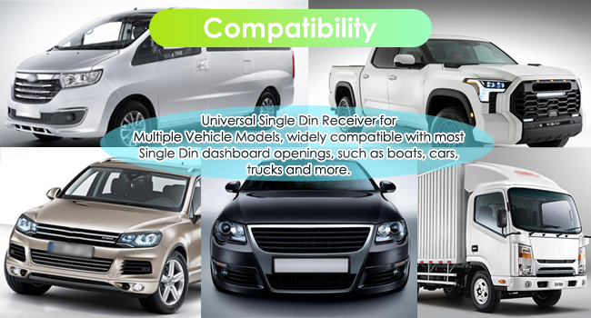 truck radio stereo for truck bluetooth radio for truck truck radio with bluetooth single din