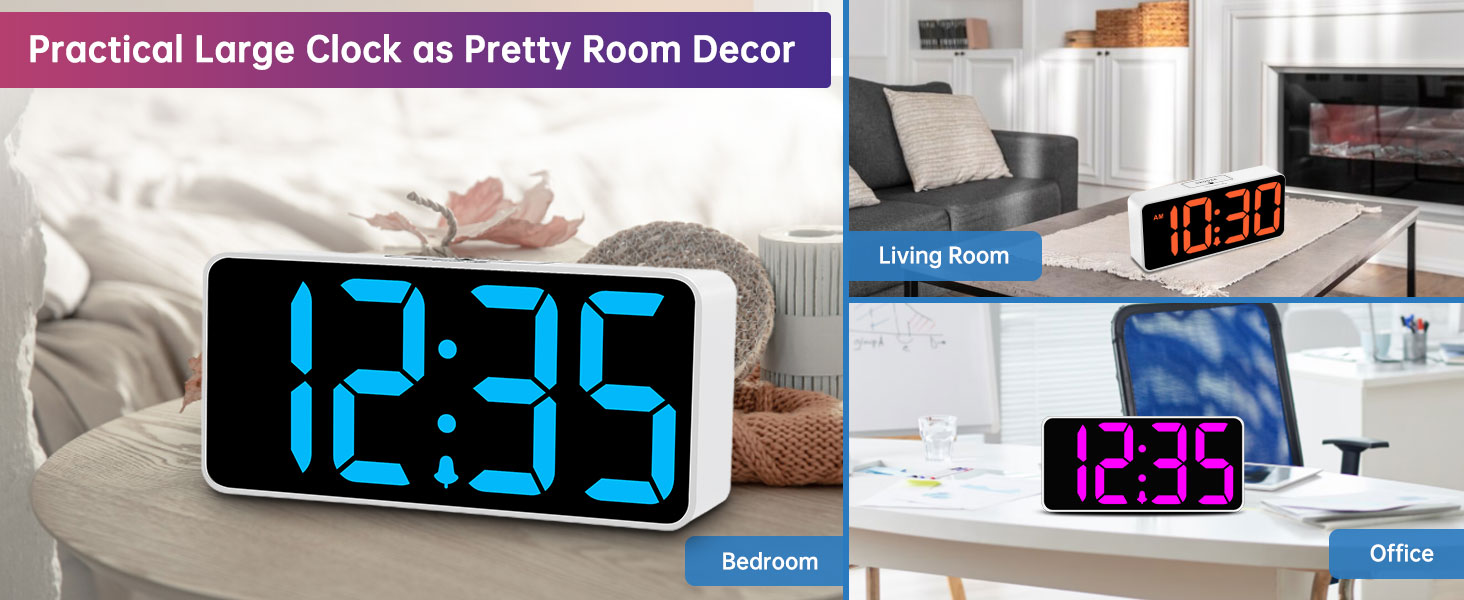 clock for bedroom