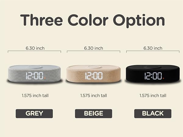 clock for bedroom battery backup