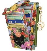 Gemfit Slim Small Card Wallet for Women – Cute Card Holder Wallets with Keychain Credit RFID Bloc...
