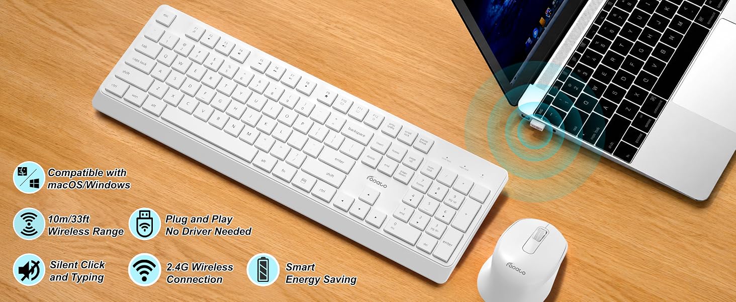 wireless keyboard and mouse combo