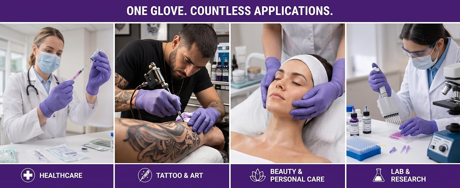 MedPride Powder-Free Nitrile Exam Gloves