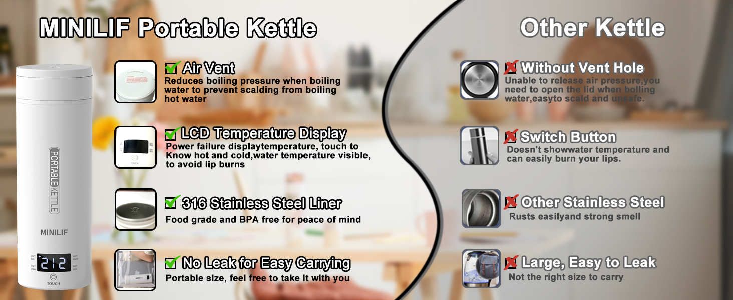 portable electric kettle