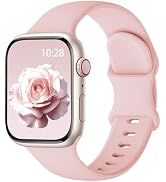Sport Silicone Band Compatible with Apple Watch Bands 38mm 40mm 41mm 42mm 44mm 45mm 46mm 49mm for...