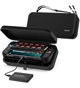 COOWPS Carrying Case with 10,000mAh, 22.5W Power Bank for Nintendo Switch 2, Fit P2/SUPCASE/Kills...