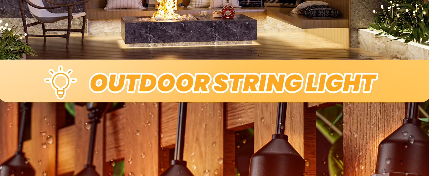 cafe lights outdoor string lights