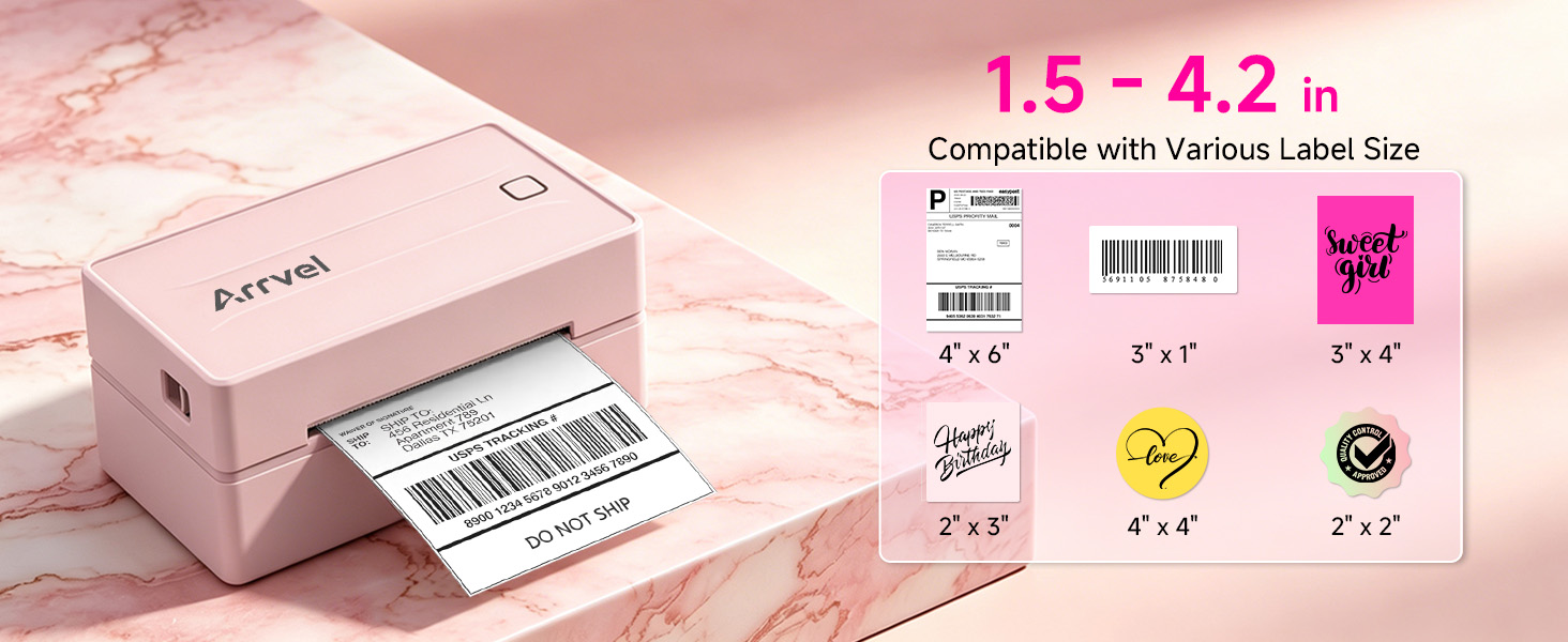 adjustable width label maker for e-commerce, Shopify, and sellers