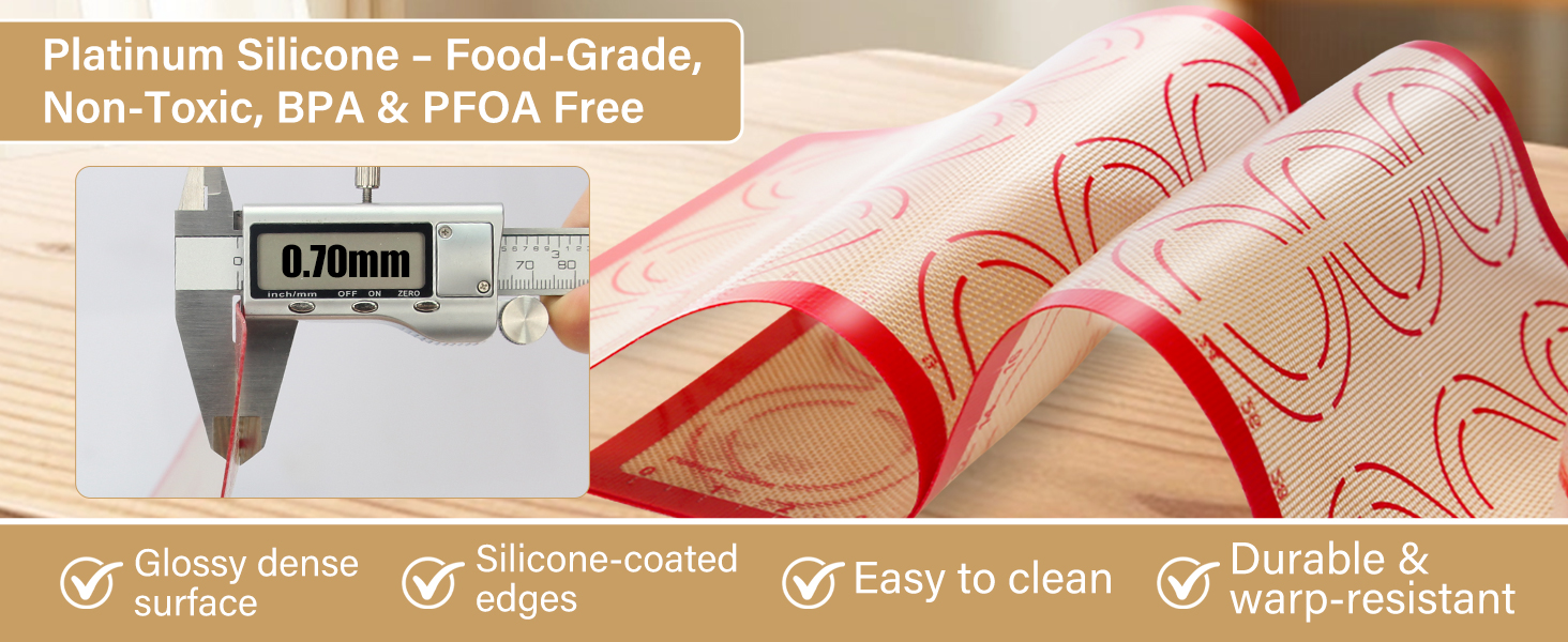 Silicone Baking Mat Set