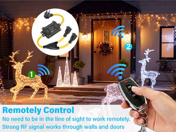 433MHz remote power switch