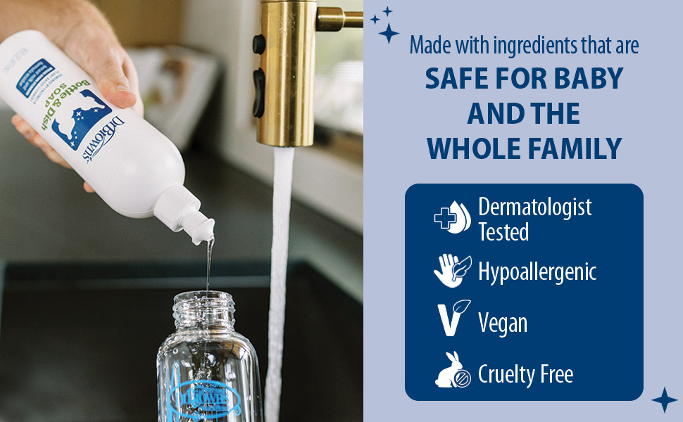 Made with ingredients that are safe for baby and the whole family