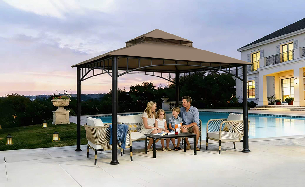 the Cover Compatible with sunjoy gazebo frame