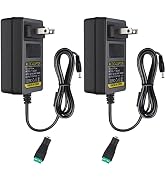 Yiliaw DC 12V 3A Power Supply Adapter, 100-240V Transformer AC to DC 36W Input with 5.5x2.5mm DC ...