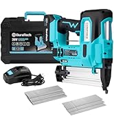 DURATECH 20V Cordless Brad Nailer, 18 Gauge, 2-in-1 Nail/Staple Gun for Upholstery, Carpentry, In...