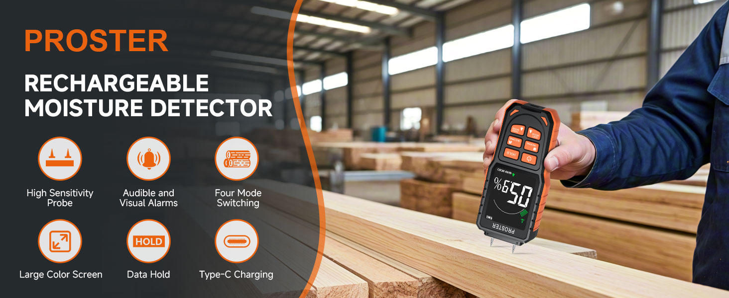 Rechargeable Moisture Meter