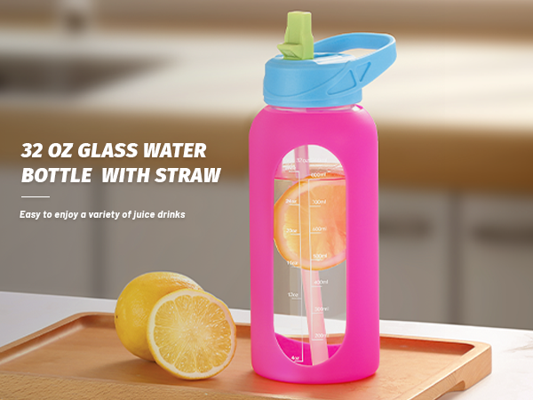 32oz glass wate bottle