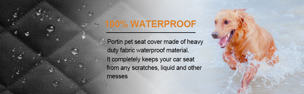 waterproof pet seat cover