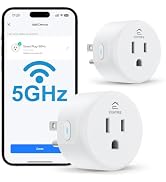 EIGHTREE Smart Plug 5GHz& 2.4GHz, 15A WiFi Smart Outlet Compatible with Alexa & Google Home, Smar...