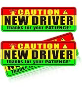Smeyta Sticker for Car Window 3PC,No Magnetic Car Sticker and Decal,Removable Student Driver Safe...