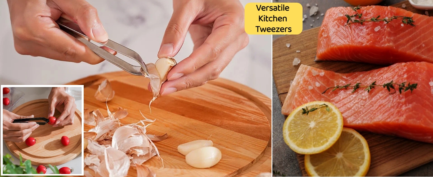 Fish Bone Tweezers Set, Stainless Steel Fish Bone Pliers, Kitchen Fish Pin Deboner Tools,