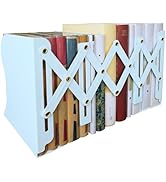 Yuetshuni Metal Bookends, Book Ends for Heavy Books, Adjustable Book Holder for Shelves, Book Sto...