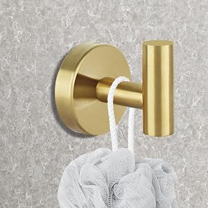 Robe Hook Towel Hanger for Bathroom Kitchen Hotel Garage Heavy Duty