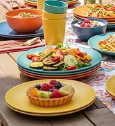 kids dish set kids dishes dinnerware sets unbreakable dishes camping dish set kids plate set