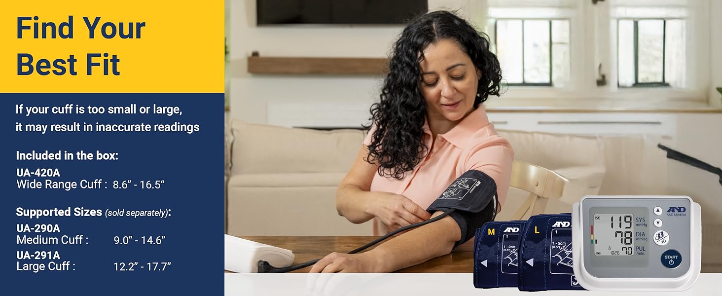 AD Medical.UA-767FAC - B00OMSWYDM Multi user Blood Pressure Monitor Clinical Grade