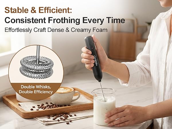 handheld rechargeable frother
