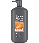 Dove Men+Care 2-in-1 Shampoo + Conditioner Thick + Strong for Fortifying Hair from Root to Tip, w...