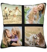 OHAJPAK Custom Pillow Case with Picture Throw Pillows Covers Personalized Pillowcases Cushion Cov...