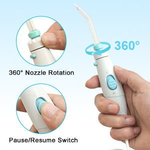 360° nozzle rotation