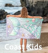 2 Pack Microfiber Kids Beach Towel