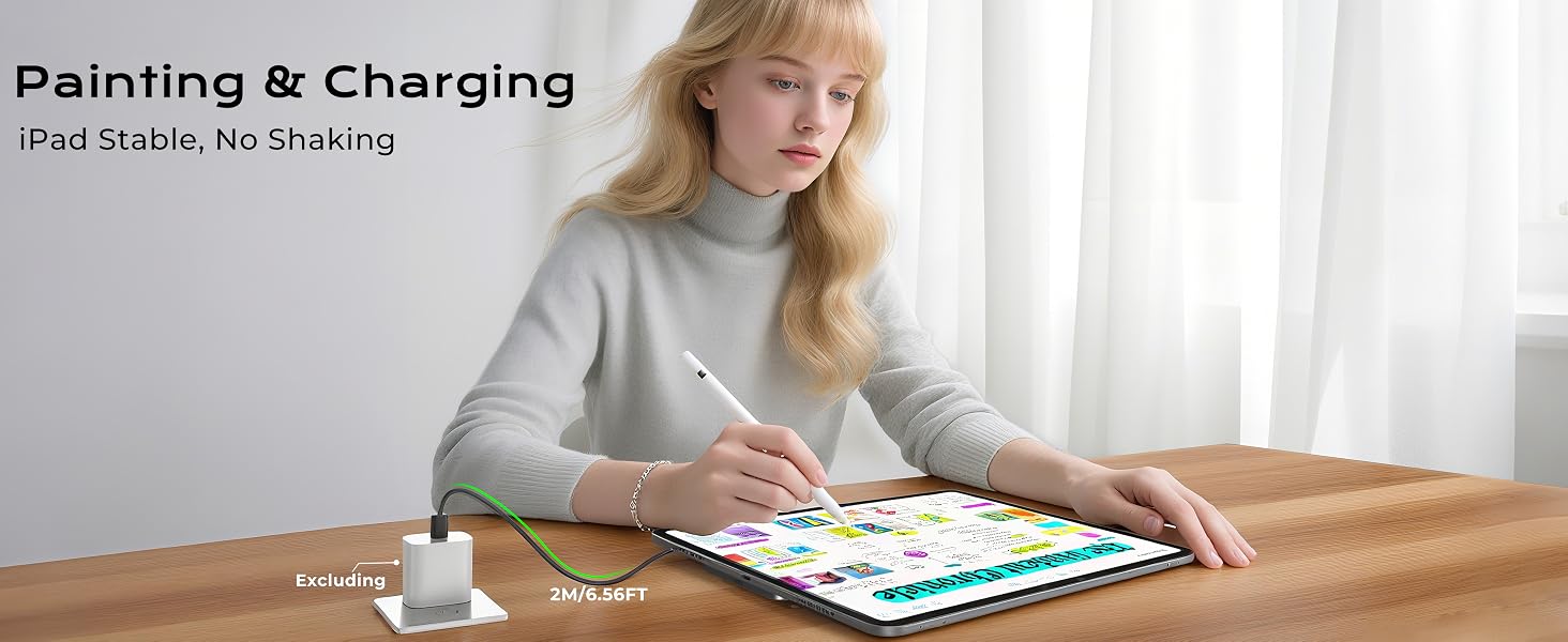 KUXIU Megnetic Wireless Charger, 35W Fast Charging Block with 5.56ft USB C to C Charger Cable