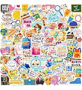 BCCSNNM 100 Pcs Back to School Sticker,Science Stickers Waterproof First Day of School Sticker fo...