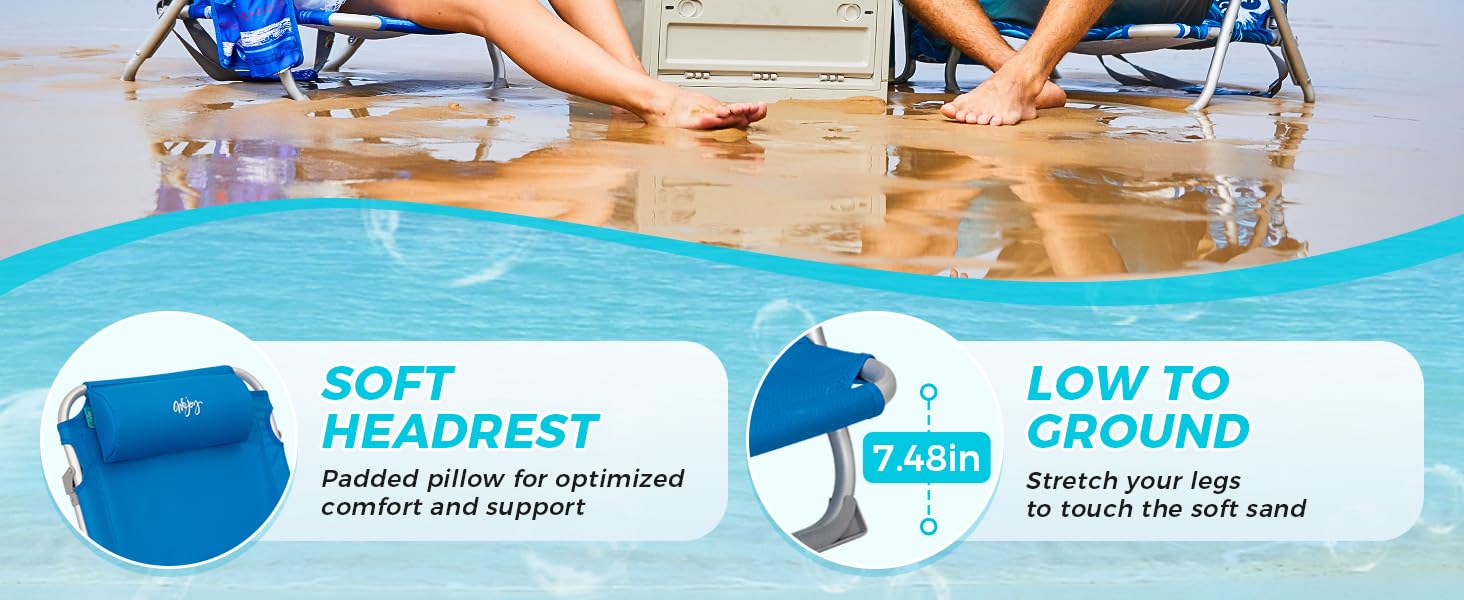 WEJOY Folding Beach Chair for Adults