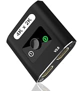 HDMI Switch 4K@60Hz, Bi-Directional 2 in 1 Out / 1 in 2 Out Selector, Aluminum HDMI 2.0 Switcher ...
