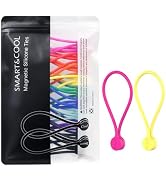 SMART&COOL Reusable Silicone Magnetic Cable Ties for Bundling and Organizing, Holding Stuff, Book...