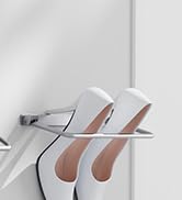 i frmmy Foldable Wall-Mounted Shoe Rack- Aluminum Hanging Shoe Organizer, Efficient Holder