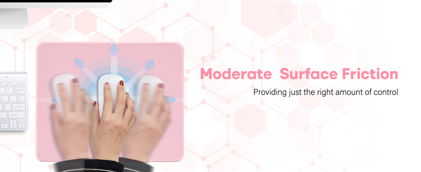 moderate surface friction