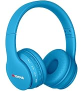MIDOLA Kids Headphones Bluetooth 5.3 Wireless 60H Play Time Volume Limit 85/110dB Over Ear Foldab...