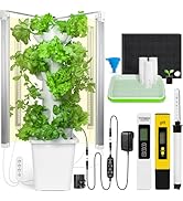 Carpathen Hydroponic Tower Growing System - Indoor Vertical Gardening System with Grow Lights for...