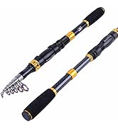Sougayilang Telescopic Fishing Rod - 24 Ton Carbon Fiber Ultralight Fishing Pole with CNC Reel Se...