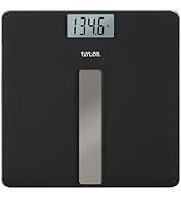 Taylor Light Powered Digital Bath Scale, Large and Durable Platform, Light Powered Panel with End...