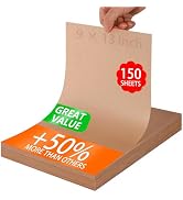 WMKGG 150 PCS Parchment Paper Sheets, 9x13 Inch Non-Stick Precut Baking Parchment, for Baking Gri...