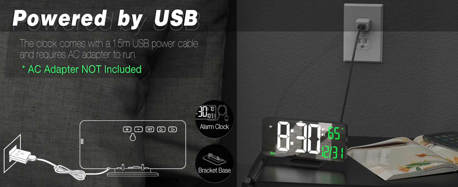 led clock