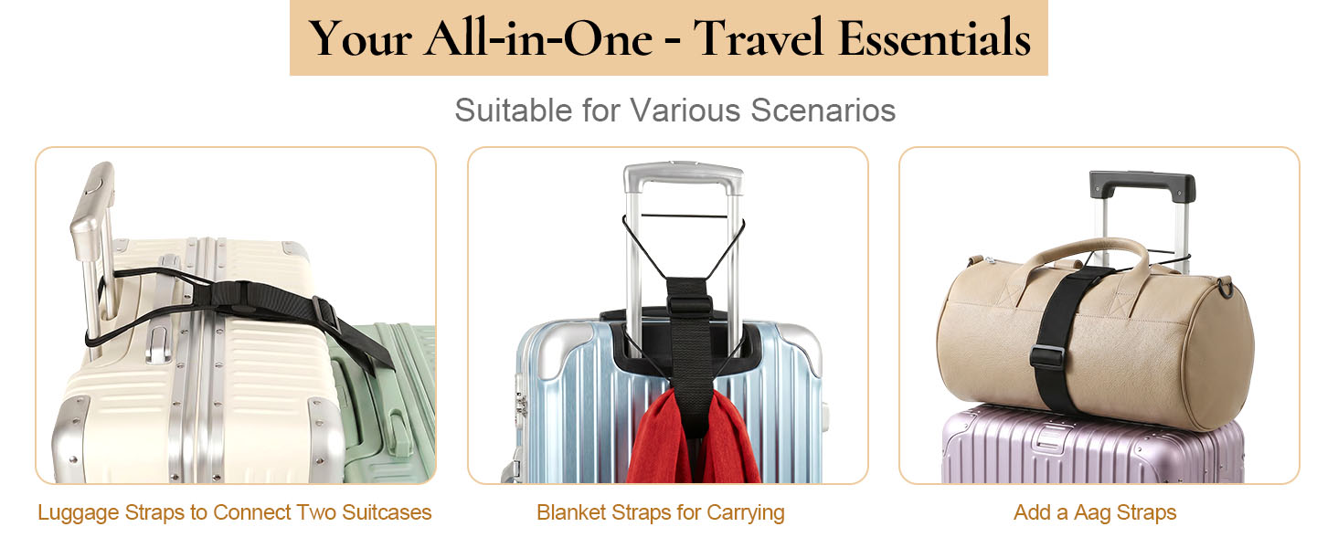 adjustable luggage straps for suitcases