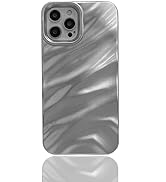 QLTYPRI Compatible with iPhone 14 Pro Max Case, Cute Wave Water Ripple Pattern Case for Girls Wom...